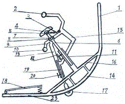 Forward handspring training instrument