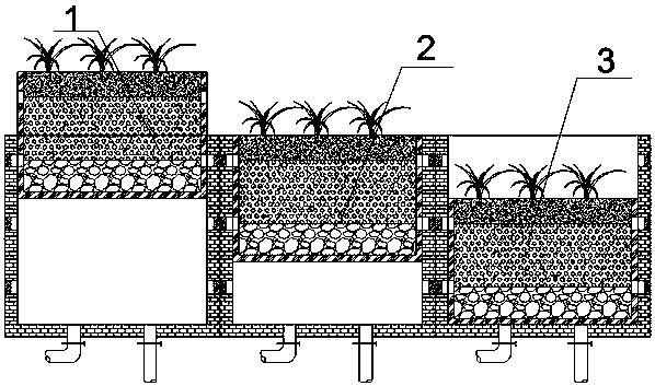 Backwashable constructed wetland, and production and operation mode thereof
