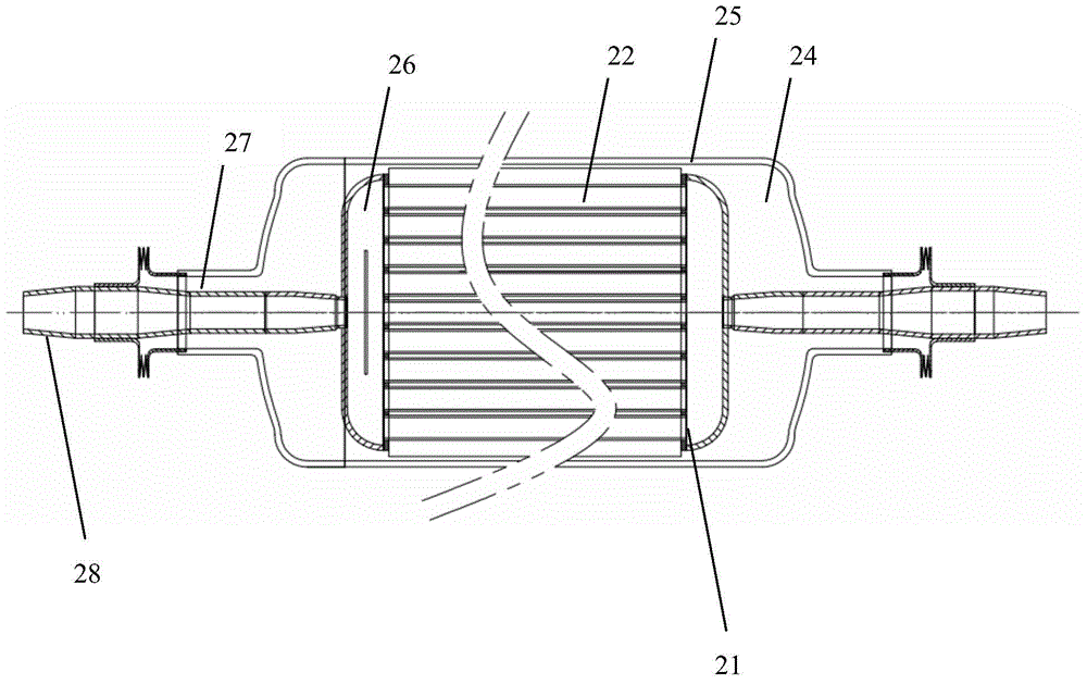 Vacuum heat-preservation calandria two-dimensional tracking focusing solar heat collector