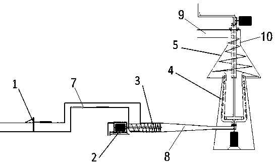 Continuously-operated centrifugal sludge dewatering device