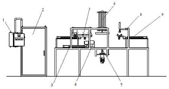 Punch forming machine for electrode plate processing
