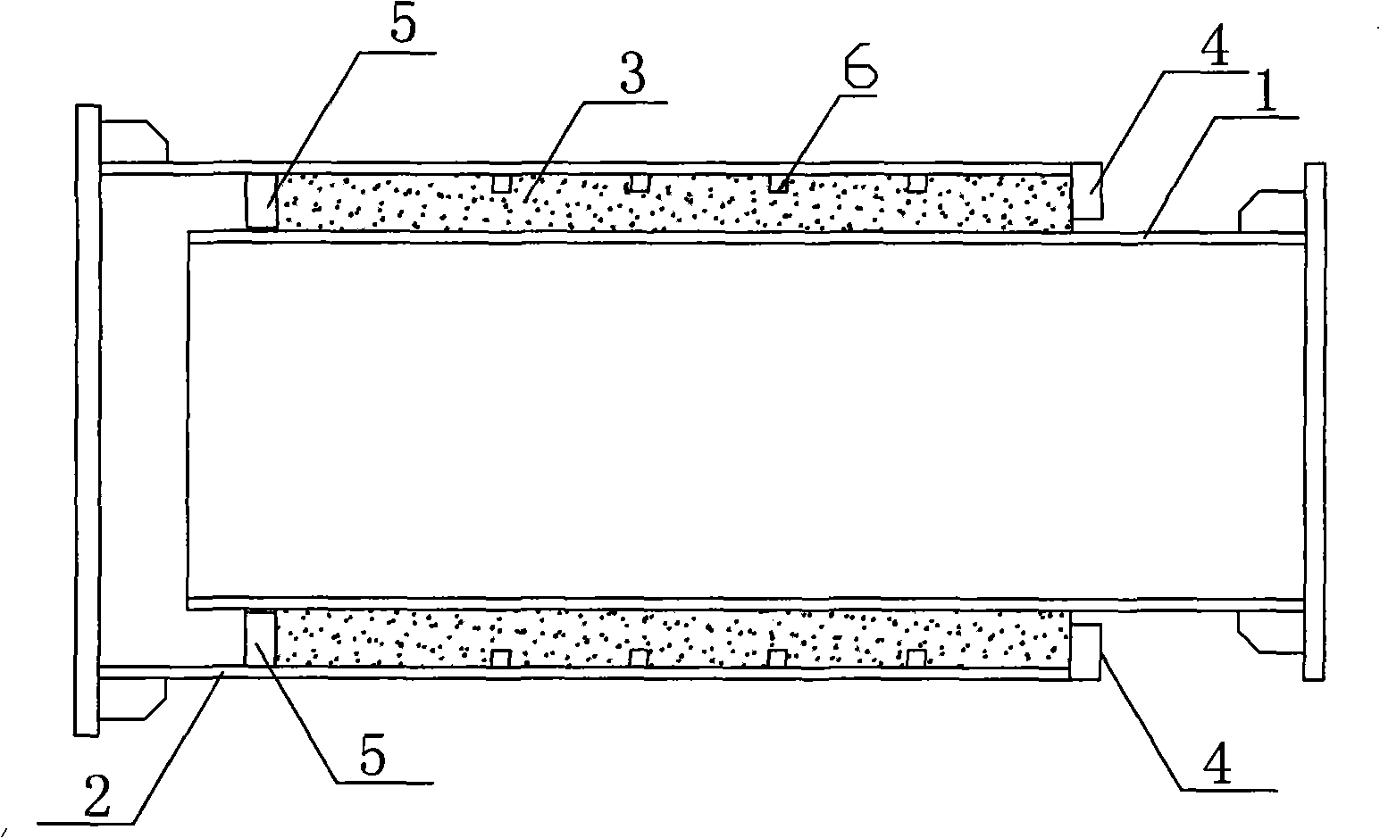 Sleeve dissipative element with shear key