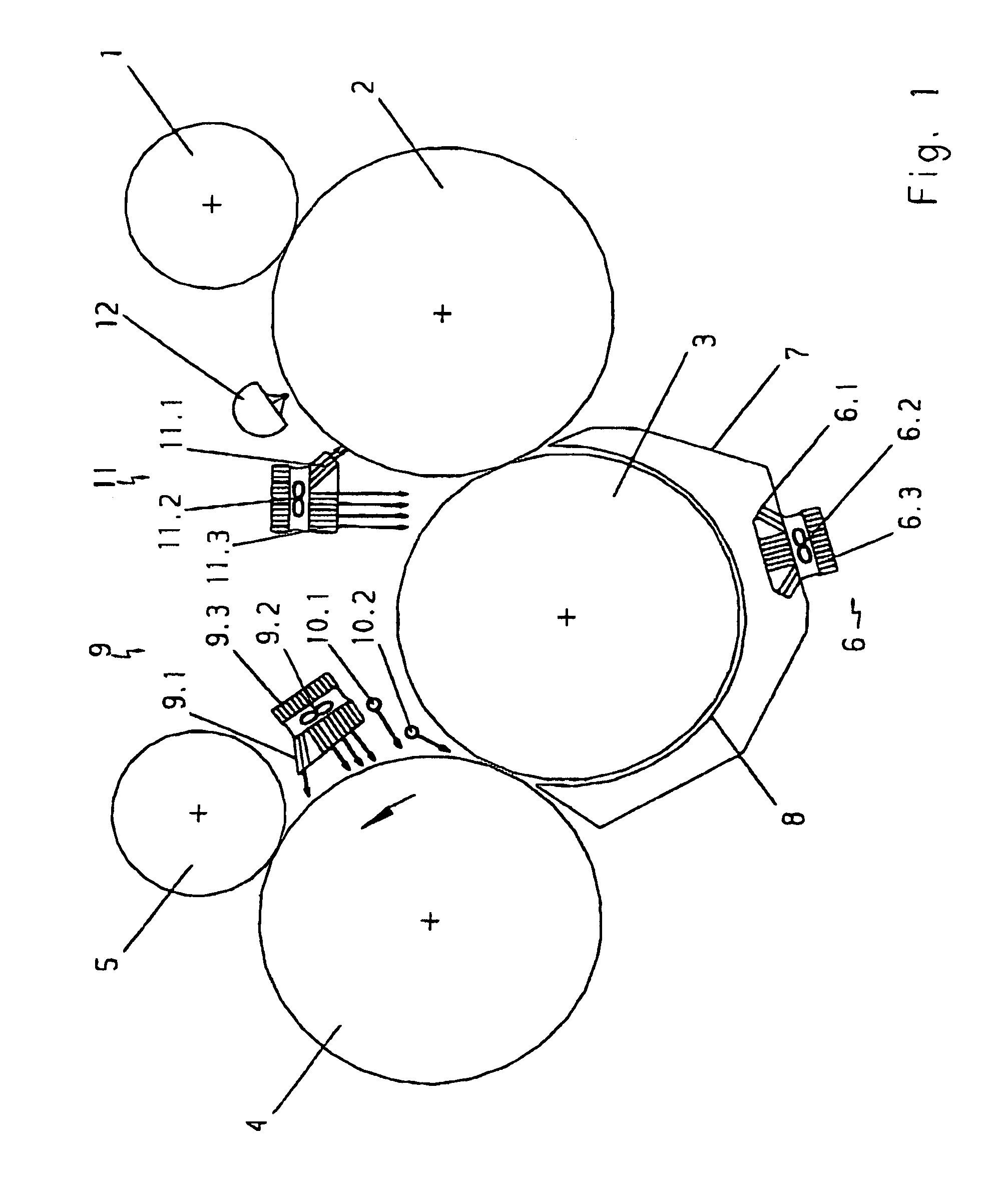 Apparatus for cooling material to be printed and printing units at sheet fed printing machines with cooled compressed air