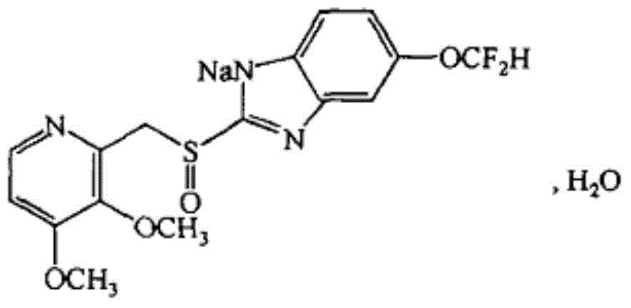 Pantoprazole sodium freeze-dried powder injection pharmaceutical composition and preparation method thereof