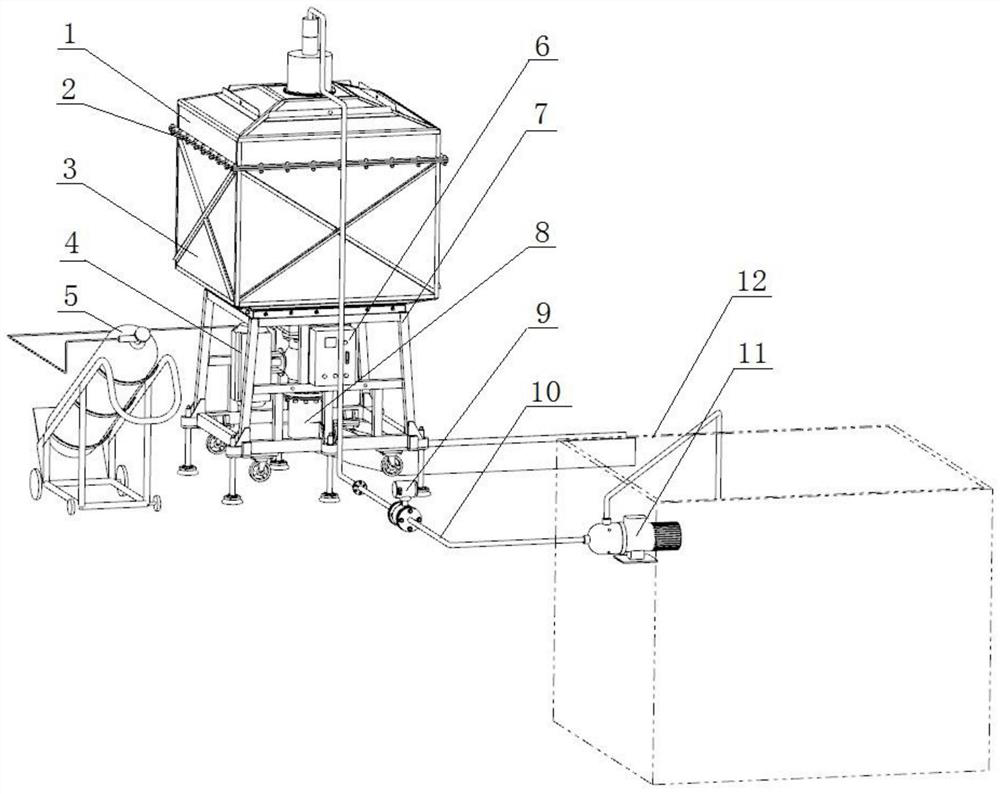 A device and method for measuring the equivalent diameter of blast holes