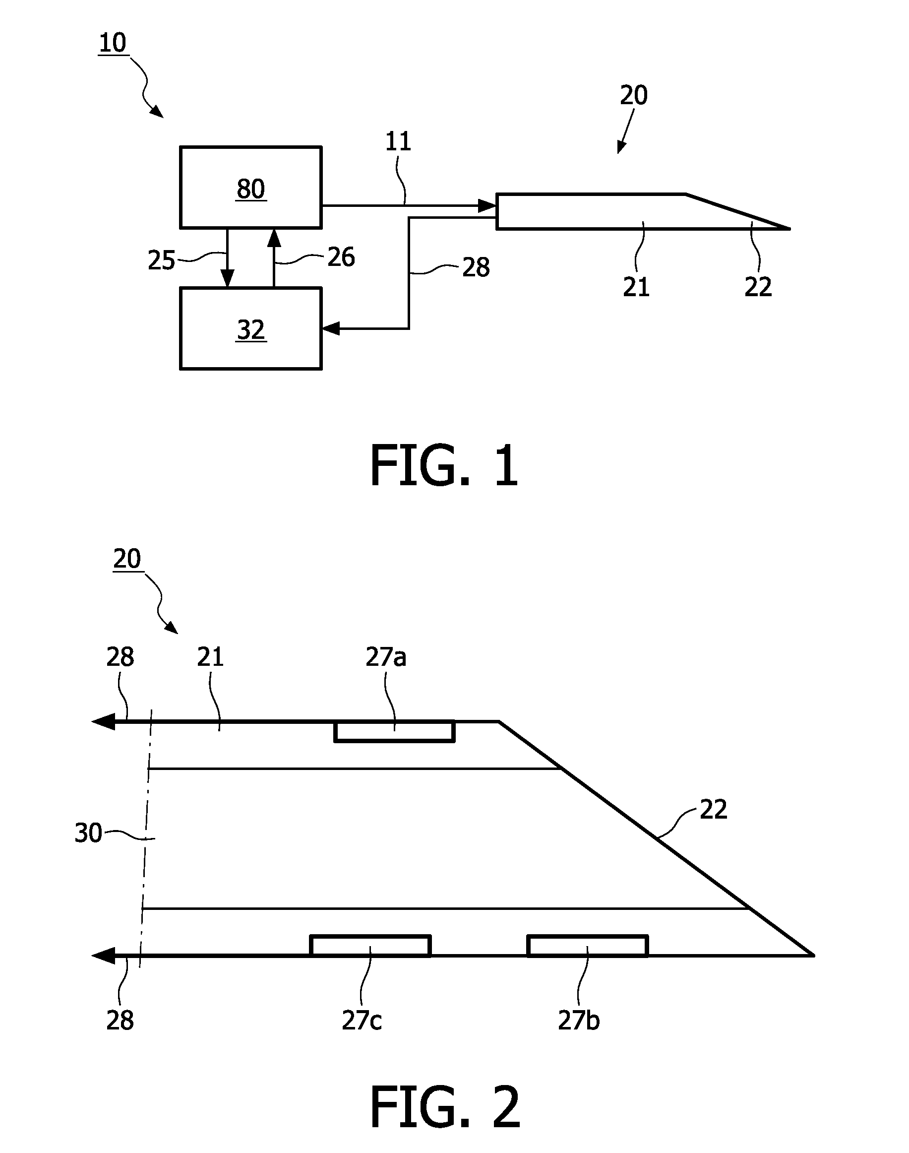 Optical examination device adapted to be at least partially inserted into a turbid medium