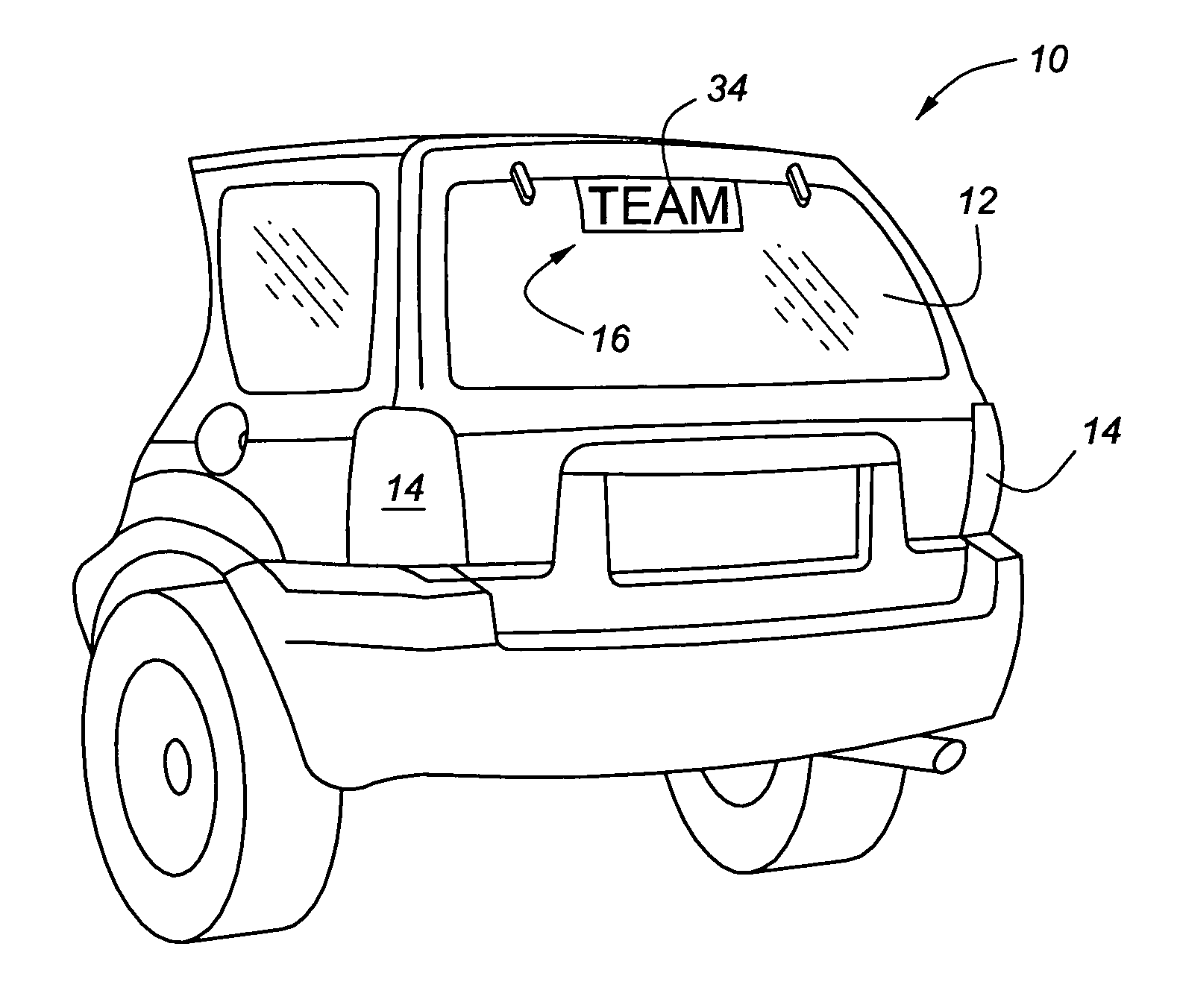 Vehicular lighting fixture with non-directional dispersion of light