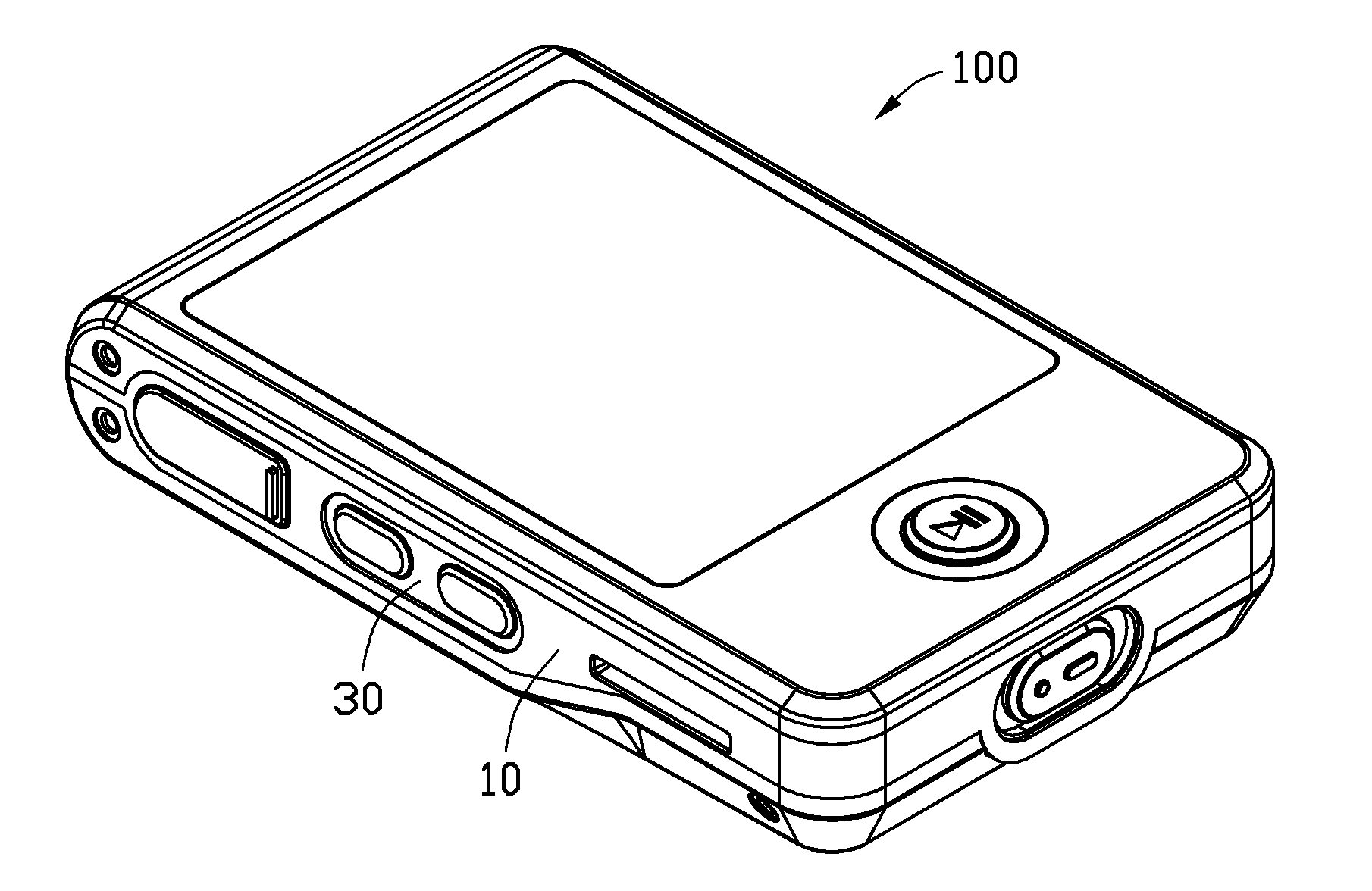 Waterproof button and electronic device using the same