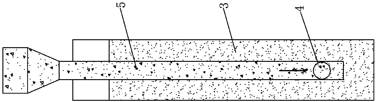 Underwater concrete spouting laitance prevention water-proof device