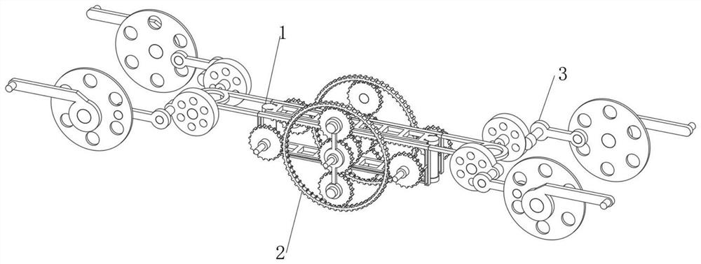 Reciprocating motion type flying shear mechanism