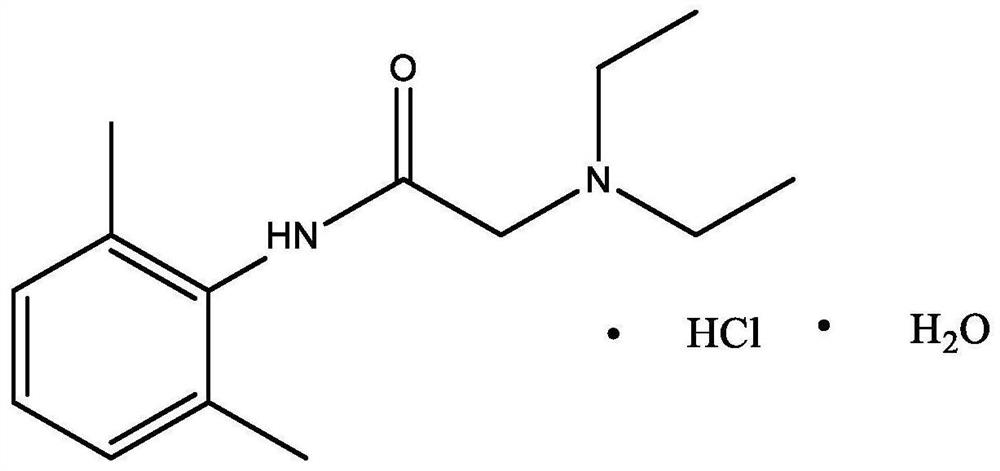 HPLC detection method for degradation impurities in lidocaine hydrochloride and preparation thereof