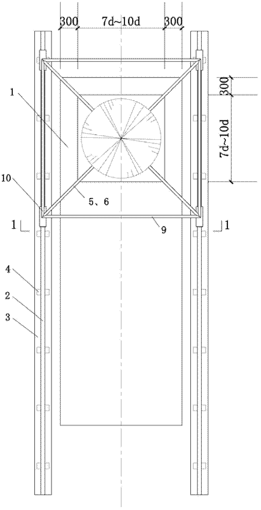 Short-distance tree planting method for road widening project based on sliding technology