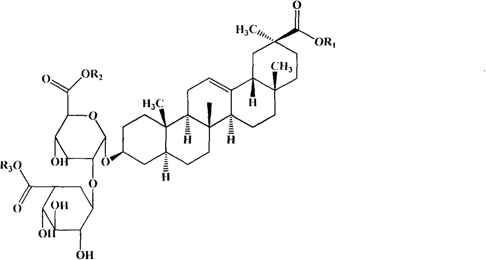 Preparation method of ammonium 18alpha,beta-H-glycyrrhetate and hydrate thereof