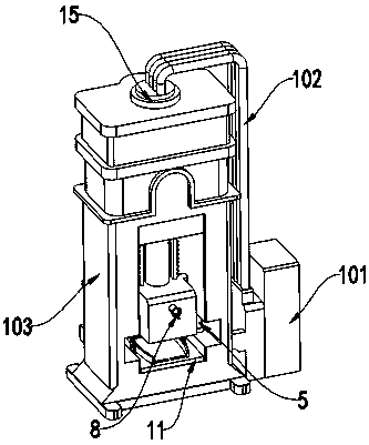 Steam turbine blade blank forging machine