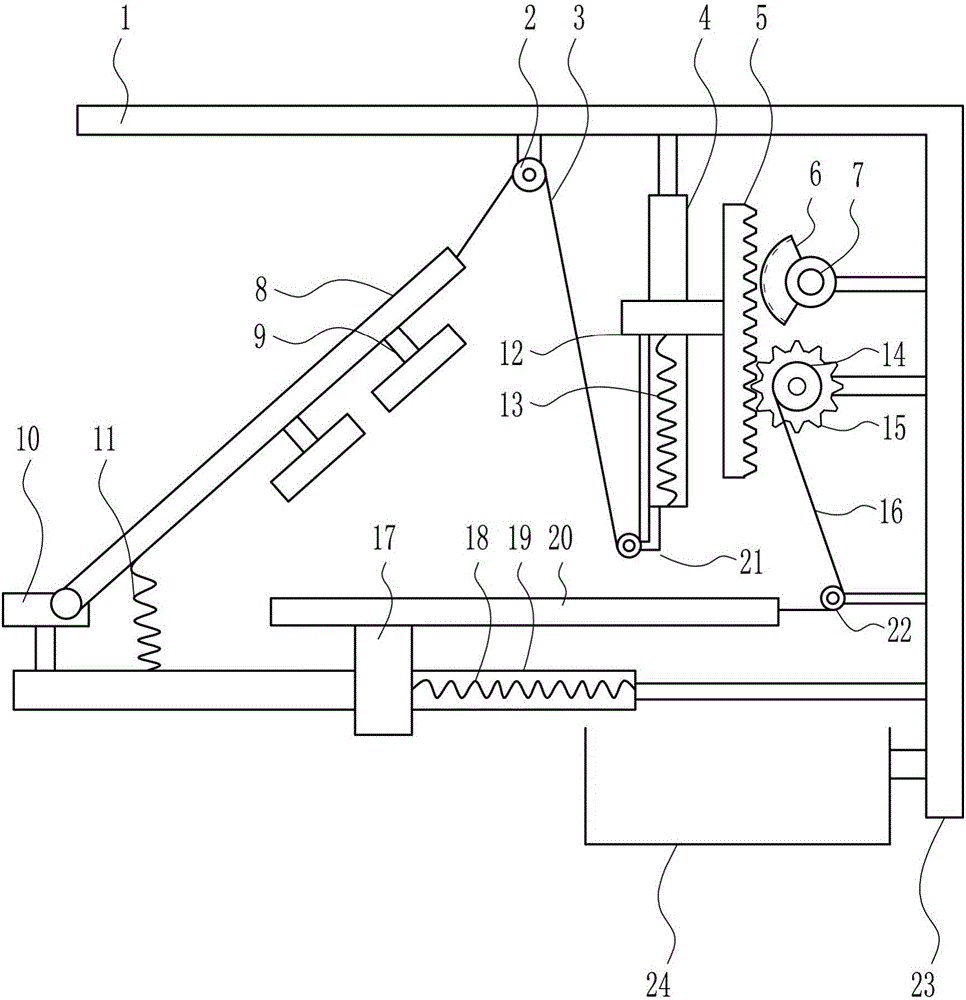 Rotary vamp cutting device for shoemaking