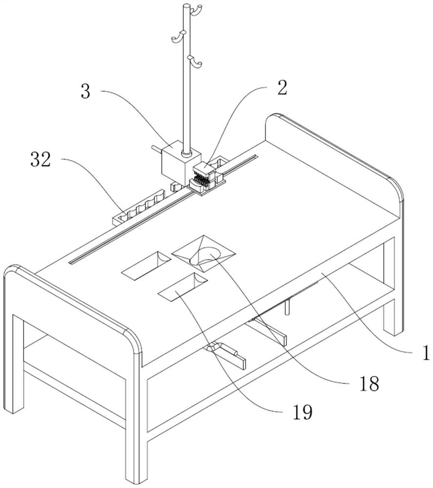 Self-adaptive wrist fixing type multifunctional nursing bed special for pediatric department