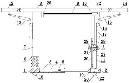 A kind of support device for coal mining equipment and its installation method