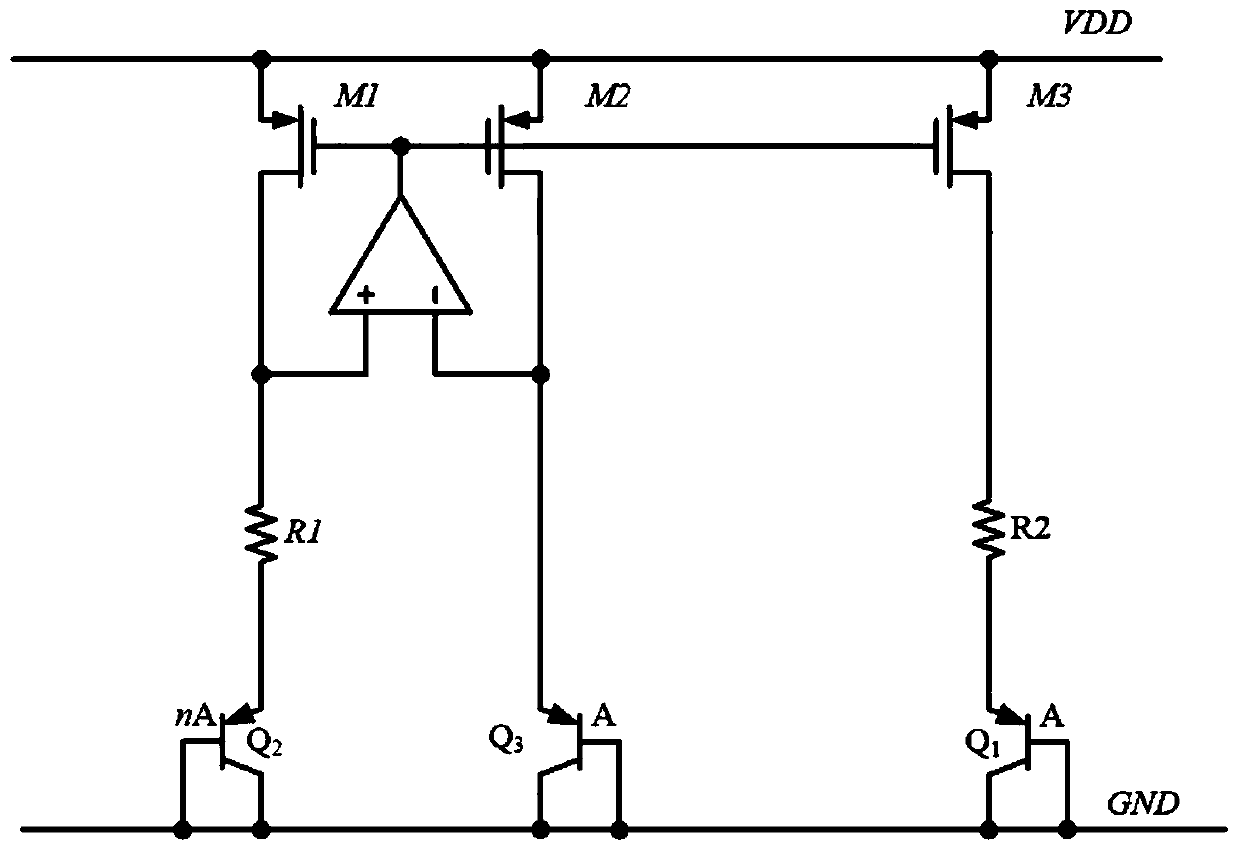 Reference source circuit structure with high-order compensation circuit