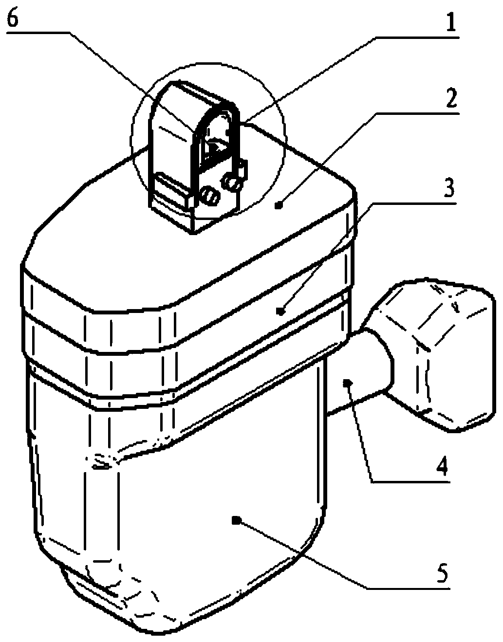 Air suction silencer with conical air suction pipeline structure