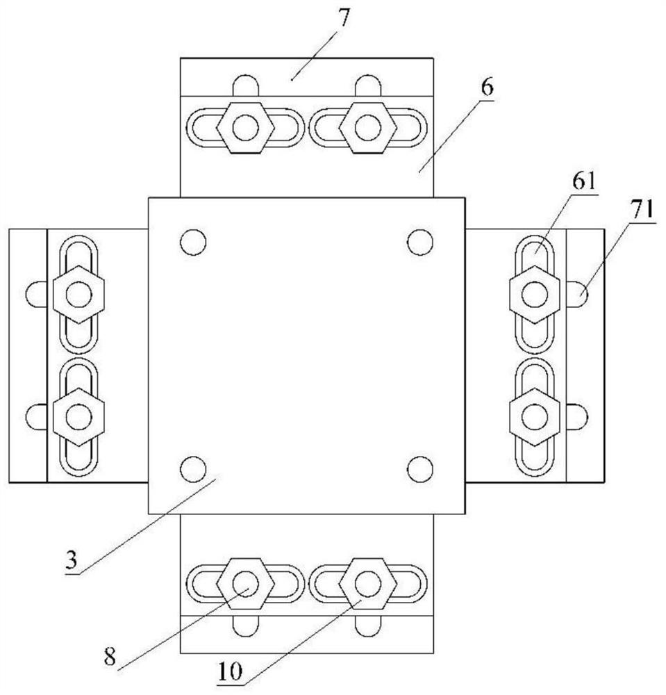 Anti-drawing self-resetting composite shock insulation support
