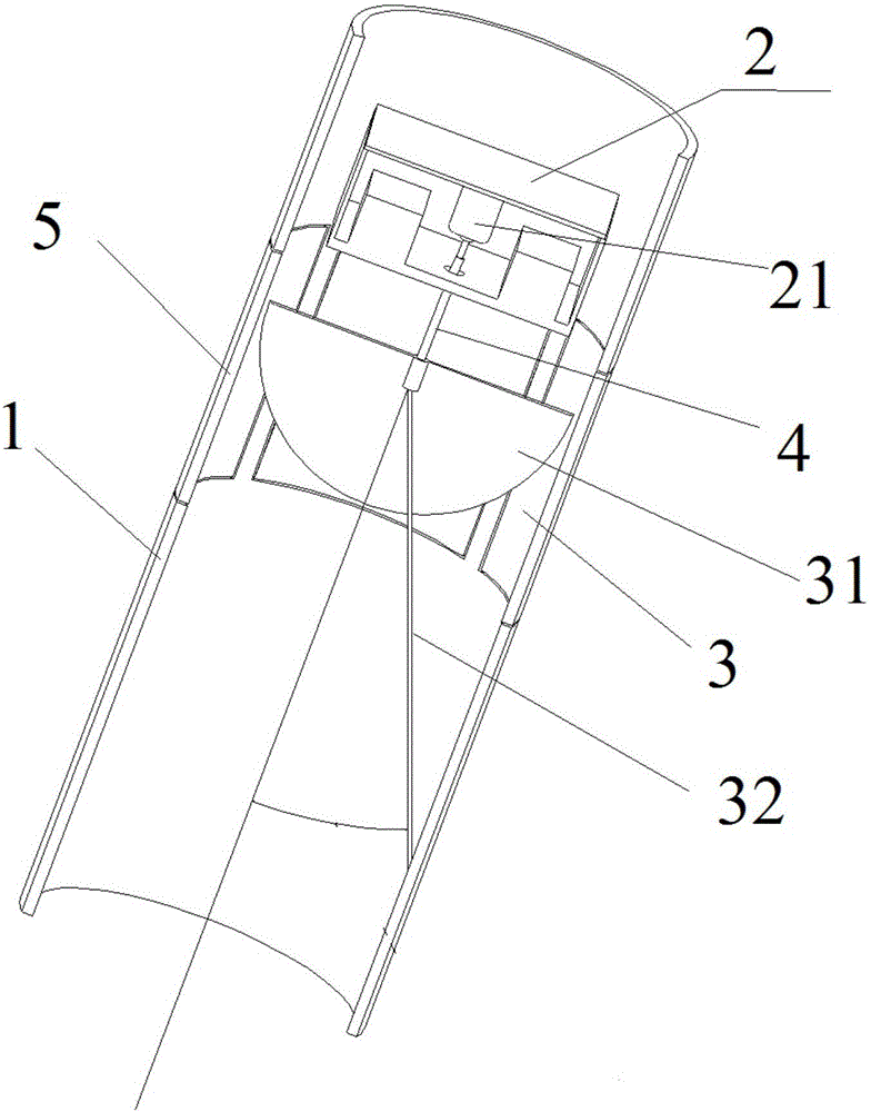 Plumb bob measurable deflection angle device