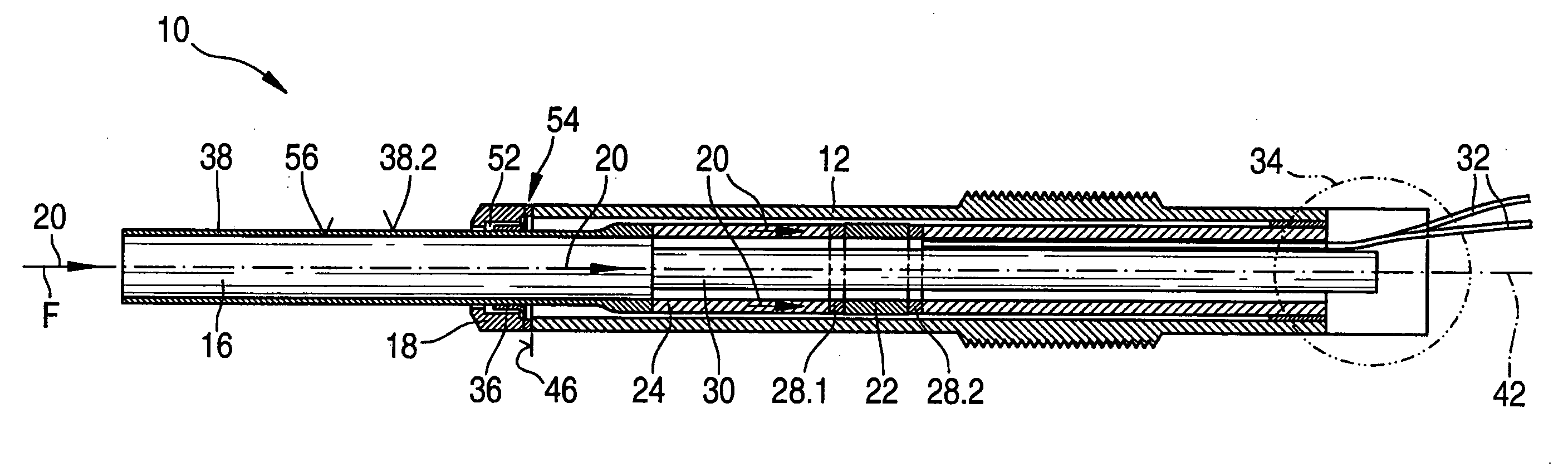 Pencil-Type Glow Plug Having an Integrated Combustion Chamber Pressure Sensor