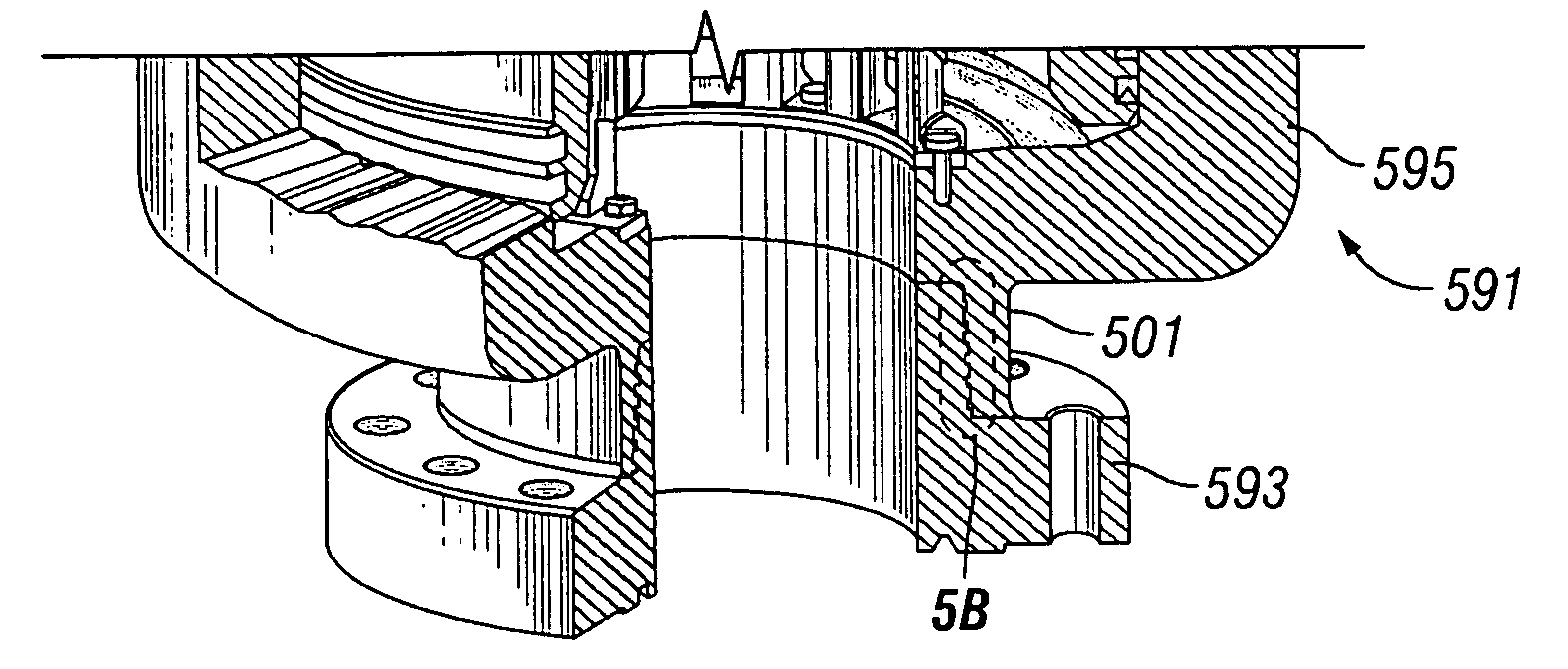 Wedge thread with sealing metal