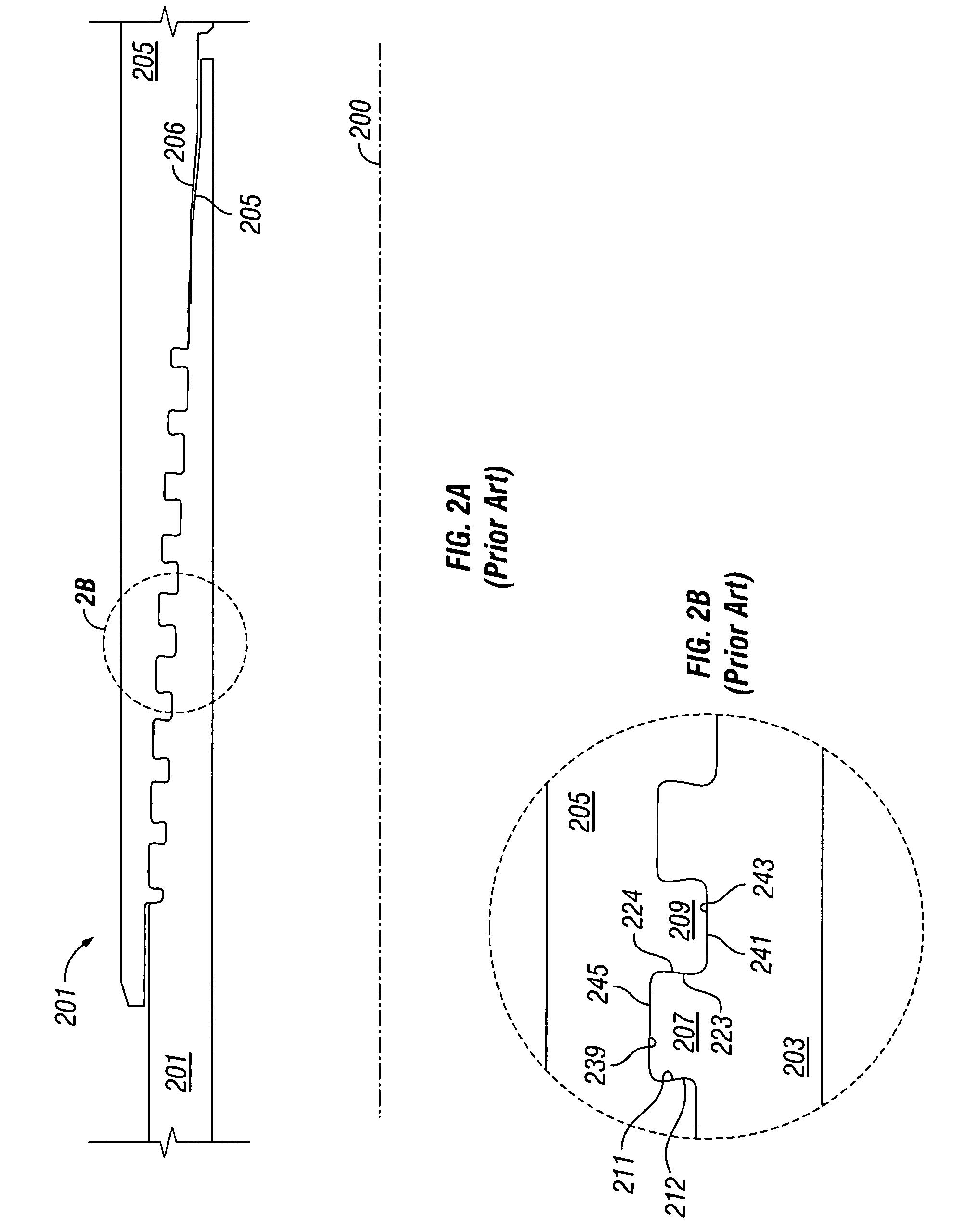 Wedge thread with sealing metal