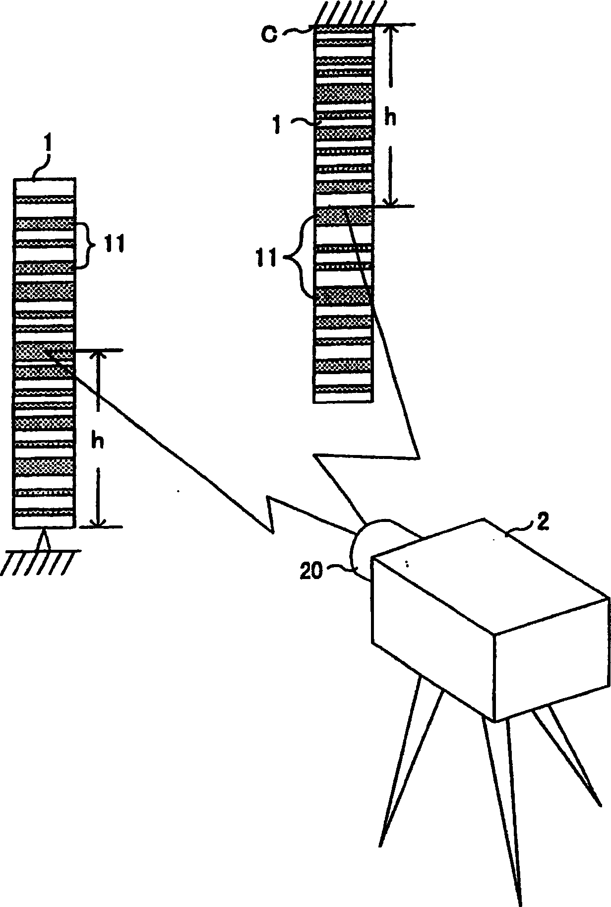 Auto focusing mechanism of surveying instrument