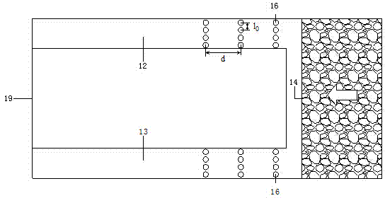 Method for low temperature precracking of thick hard difficult-to-break coal mine top board by liquid nitrogen