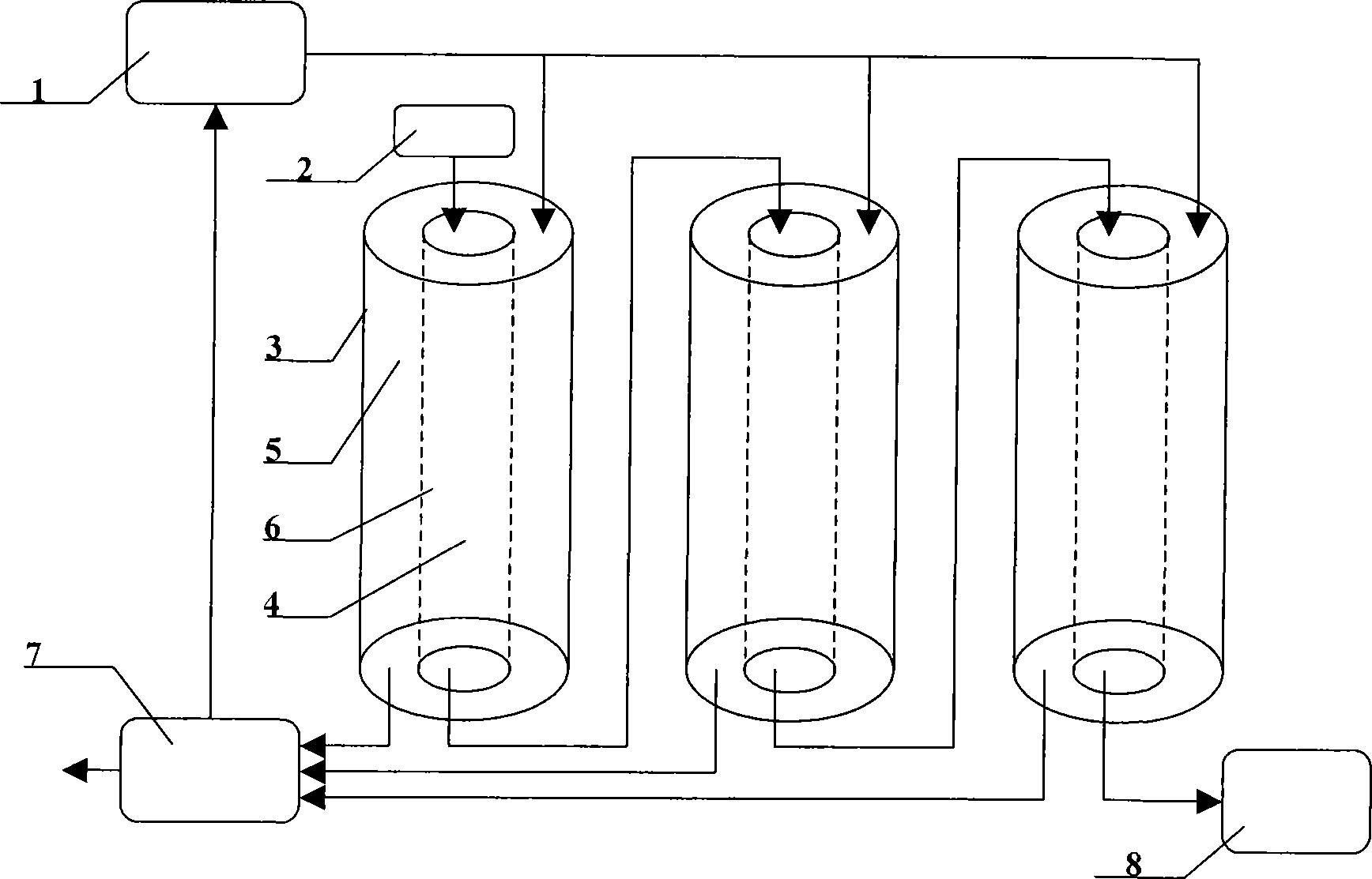 Fixed enzyme membrane reactor, preparation thereof and method for producing biological diesel oil by the same