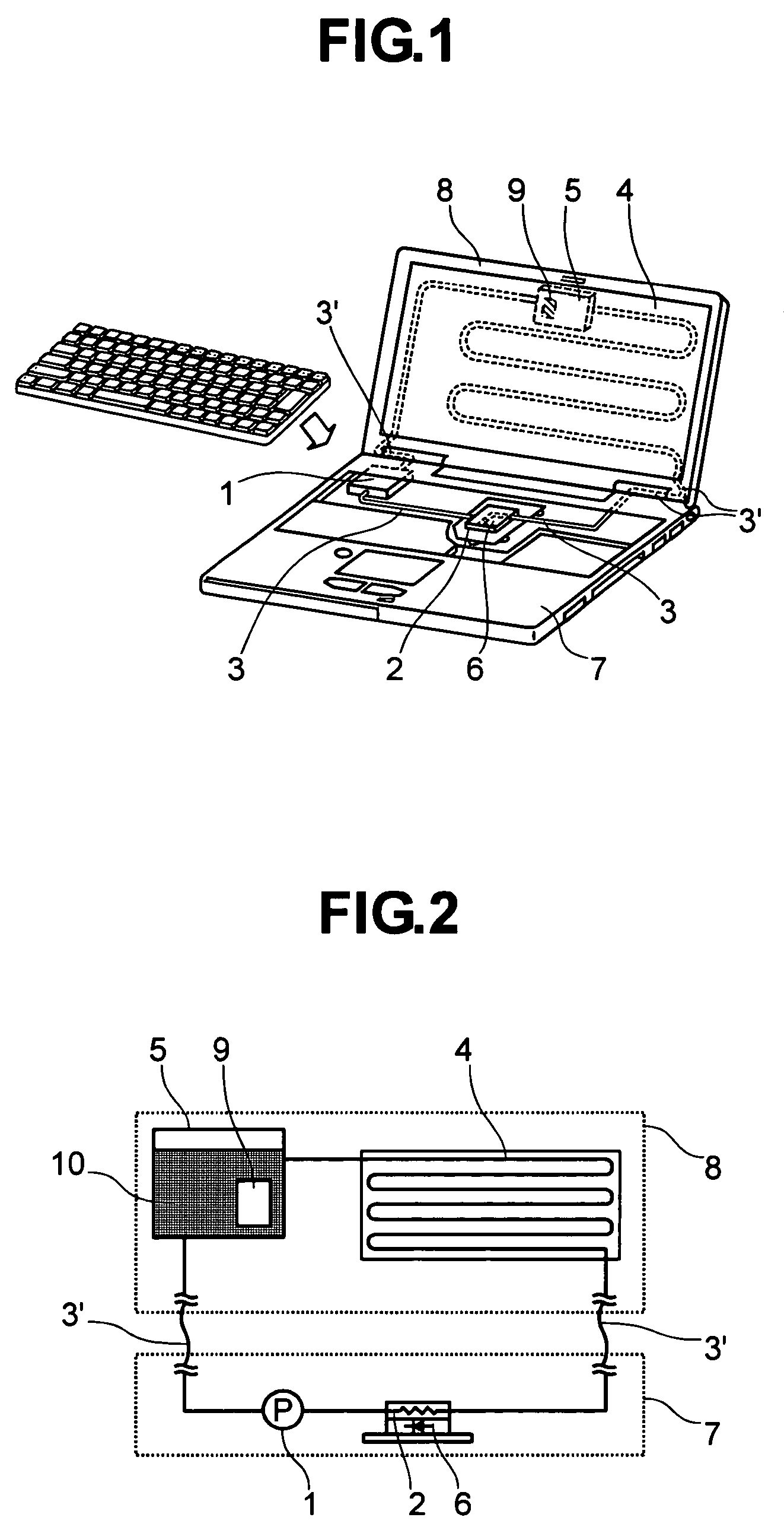 Liquid cooling system and electronic apparatus using the same