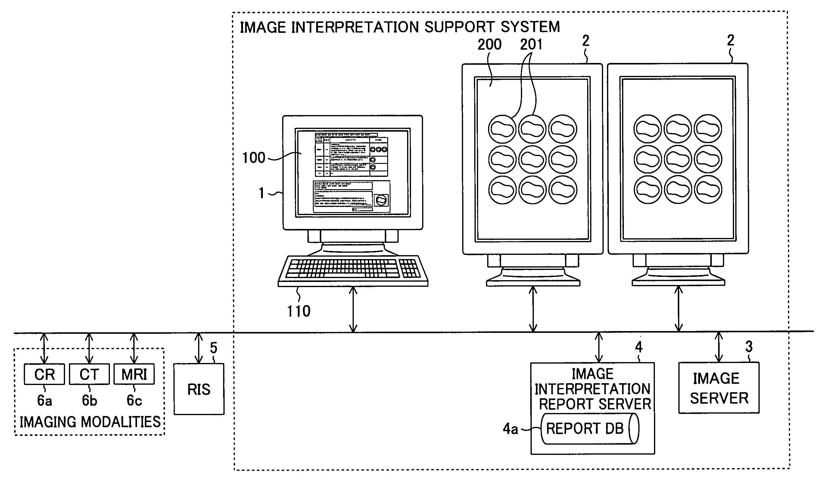 Image interpretation support system