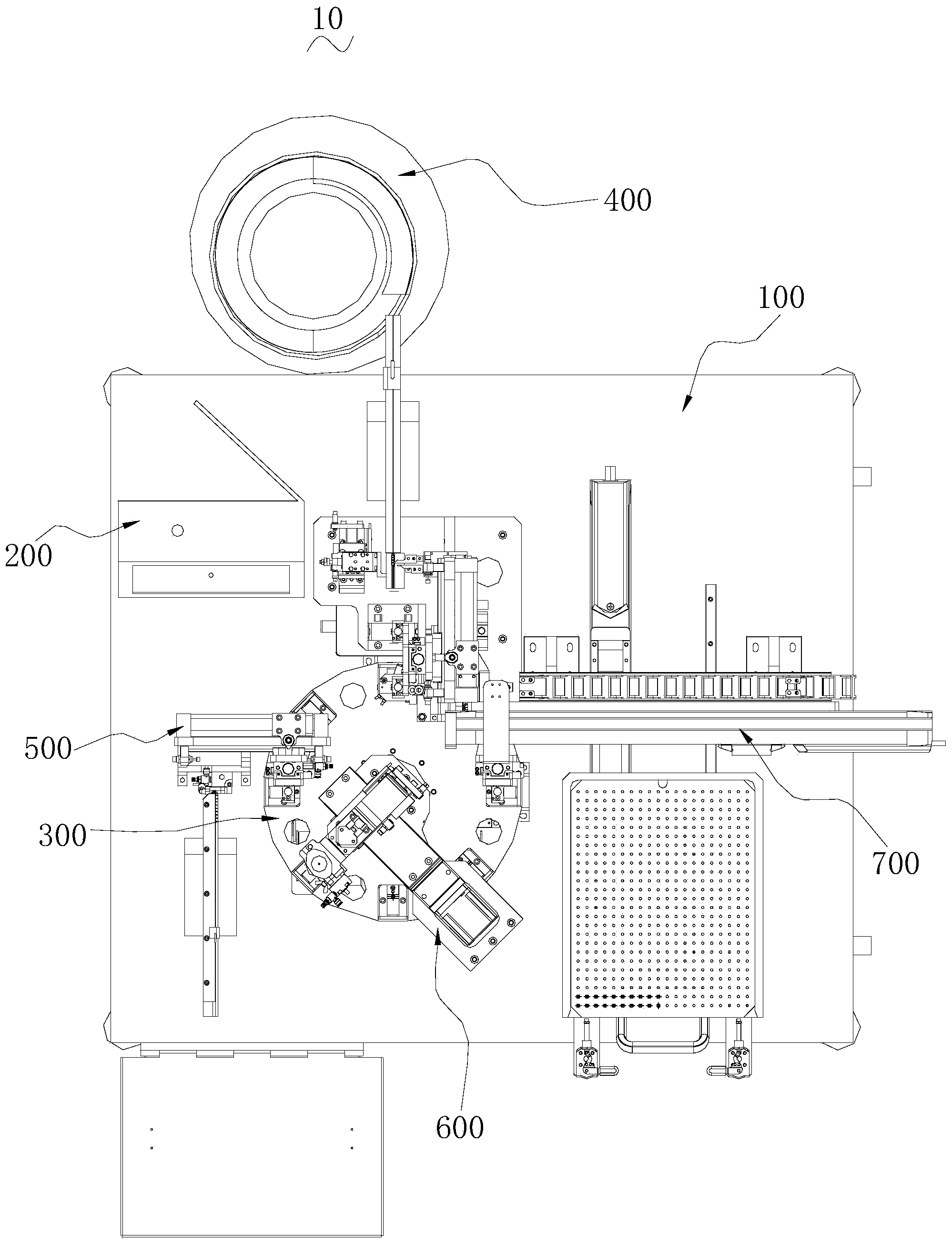 Automatic assembling machine for manufacturing LED (Light Emitting Diode) connection kit