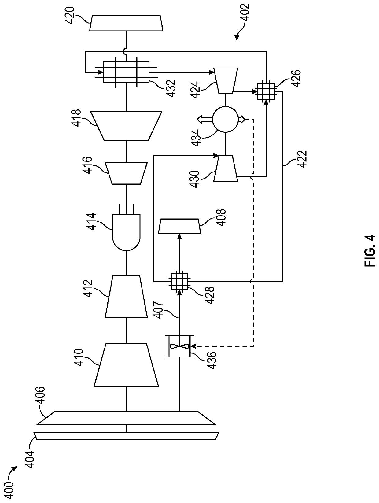 Supercritical co2 cycle for gas turbine engines having supplemental cooling