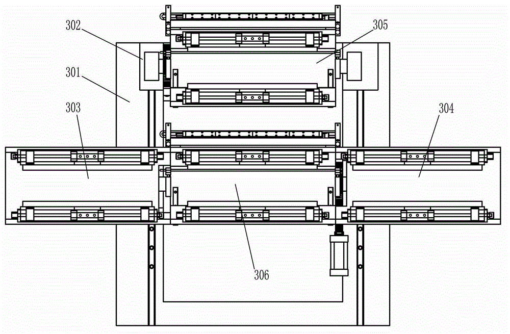 Crystal blank automatic grinding polishing system and docking mechanism thereof