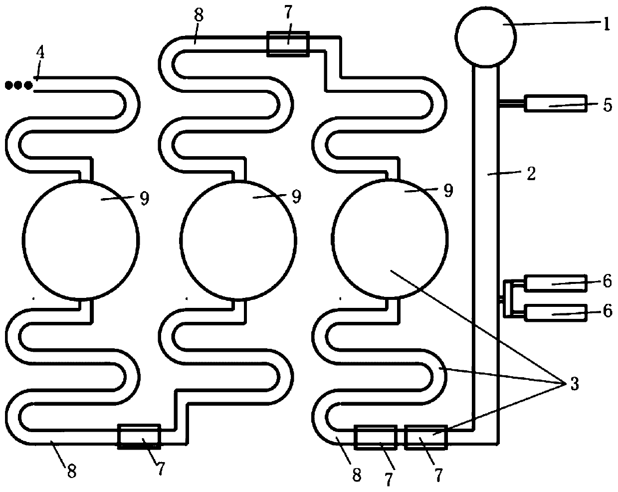 A multi-target magnetic immunochemiluminescence microfluidic chip detection platform and method