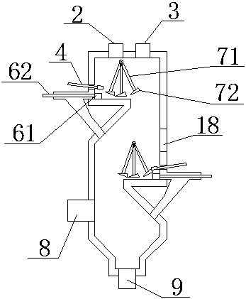 Device and method for disposing multiple kinds of waste synergistically in cement kiln