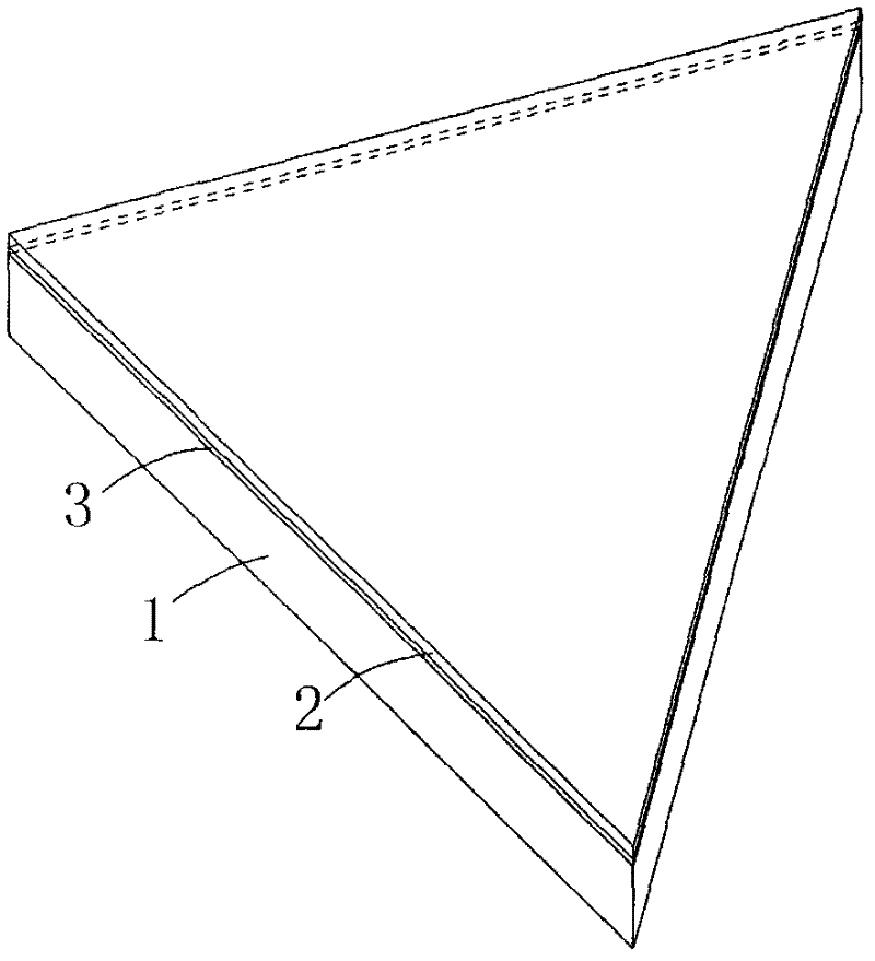 Novel triangular anti-sliding floor