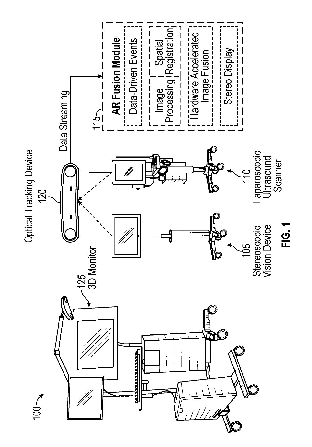 System for generating composite images for endoscopic surgery of moving and deformable anatomy