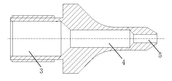 Method for processing small nozzle