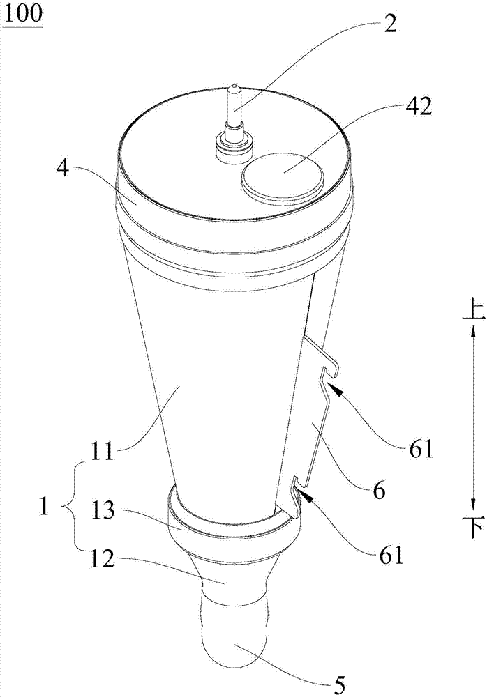 Material conveying device and spiral conveying part for material conveying device