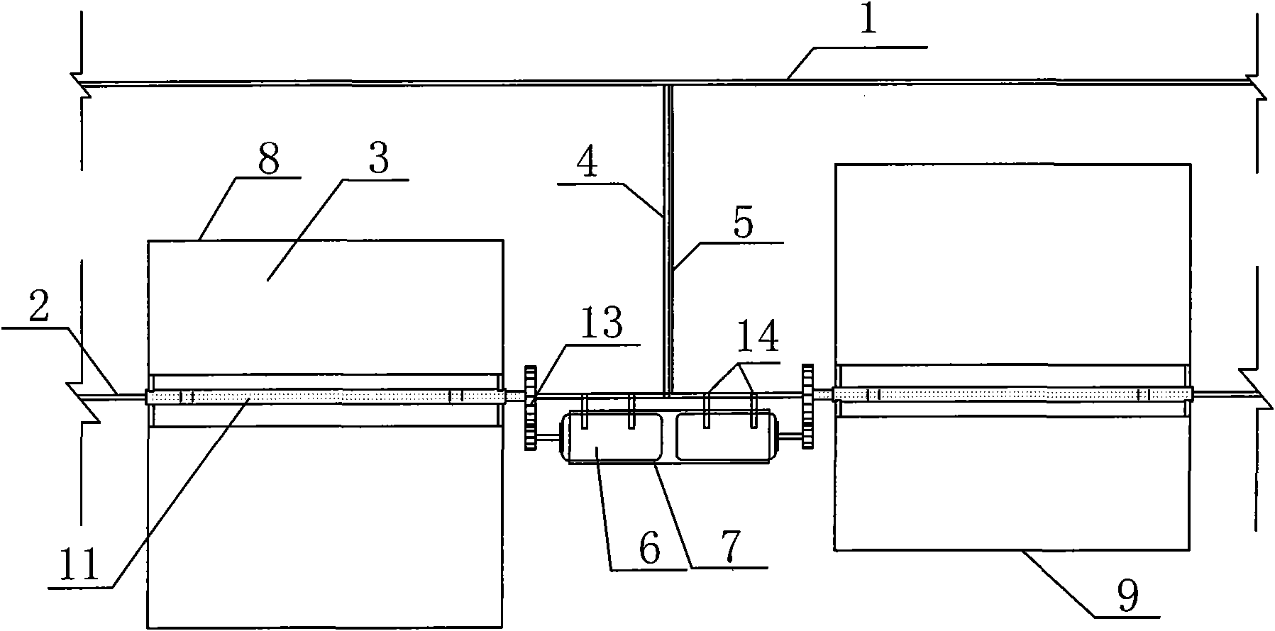 Cable type wind power generation device