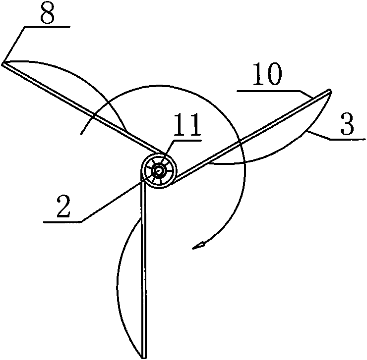 Cable type wind power generation device