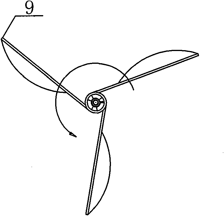 Cable type wind power generation device