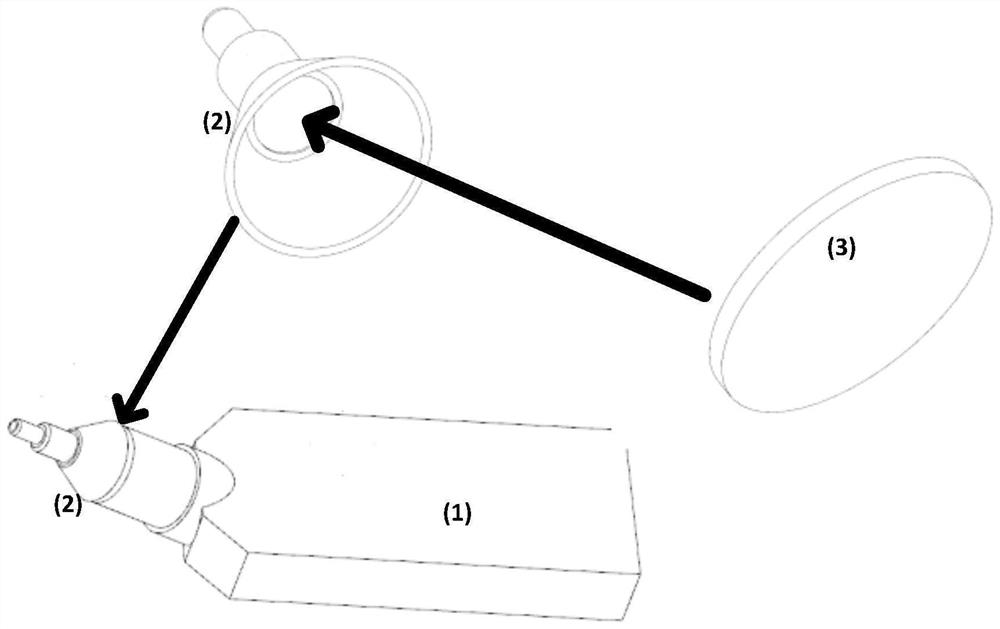 Trace element X-ray fluorescence determination method and device and electronic equipment