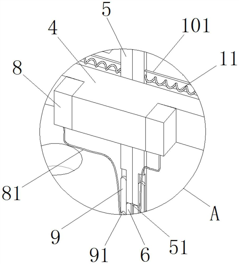 Quick strutting device for silk reeling and strutting method