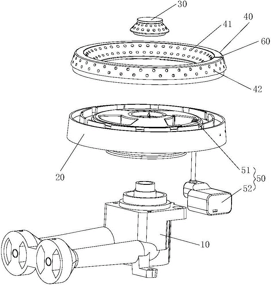 Combustor and gas stove provided with same