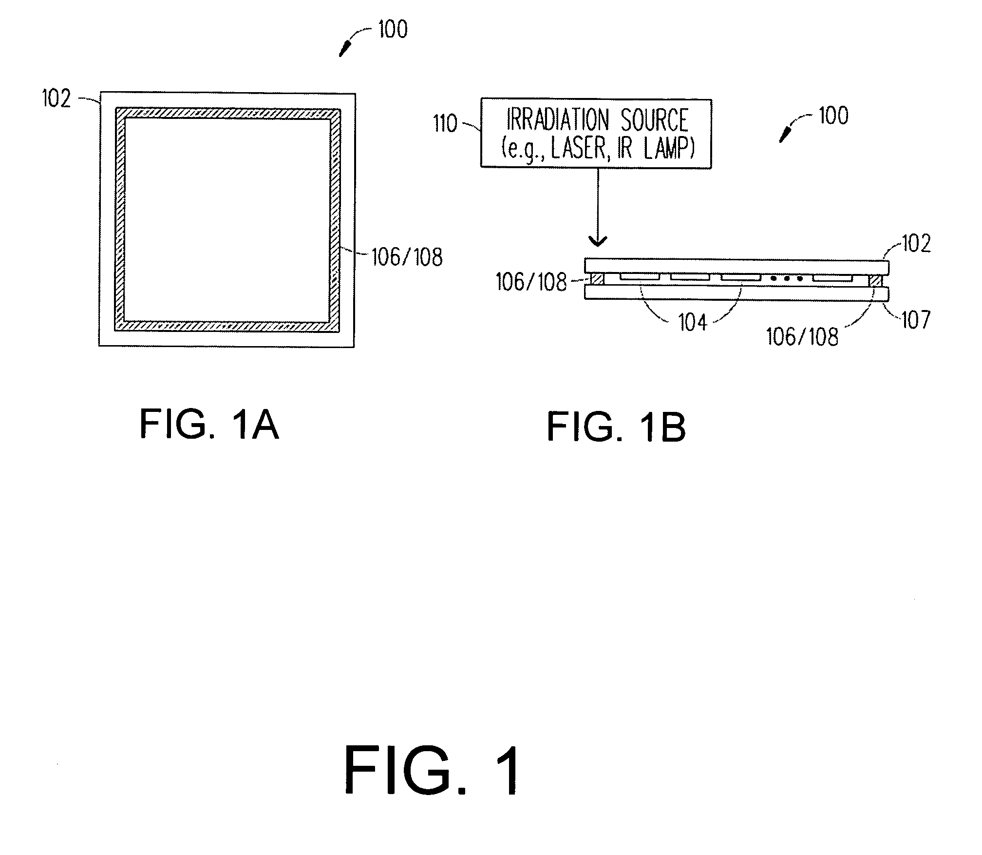 Boro-silicate glass frits for hermetic sealing of light emitting device displays