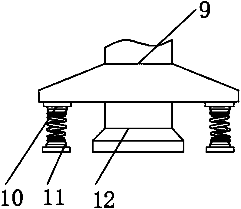 Motor end cover bearing pressing device